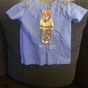 Ralph Lauren Light Blue Polo Bear Short Sleeve Tee